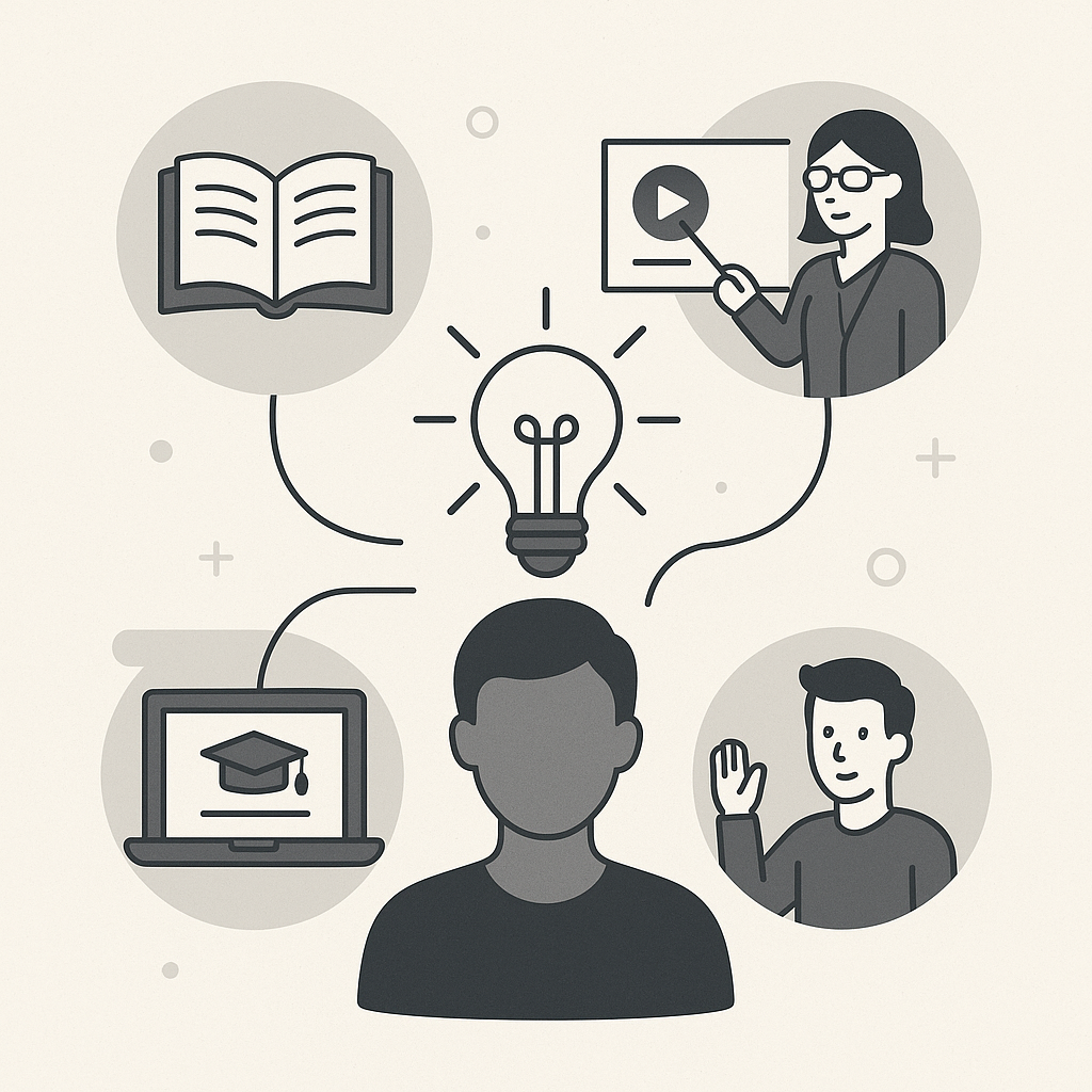 Students learning online